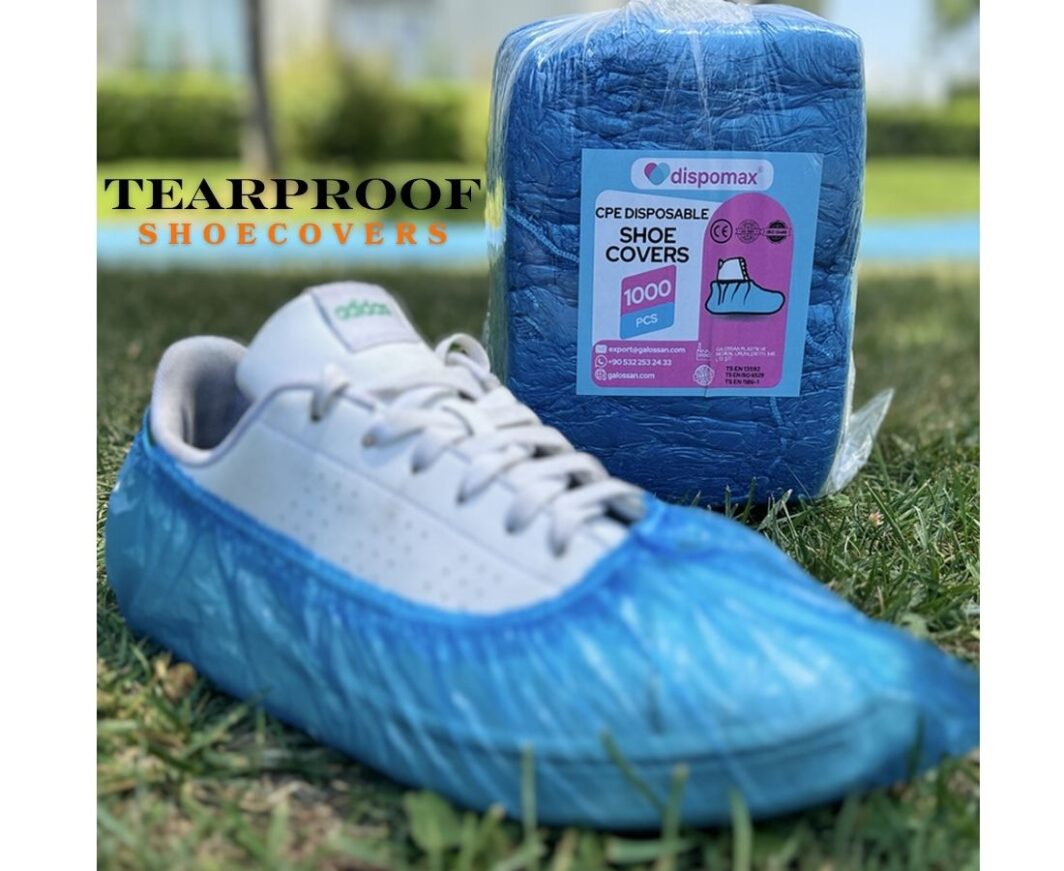 20 Micron Double Elastic Band Shoe Cover - Image 3