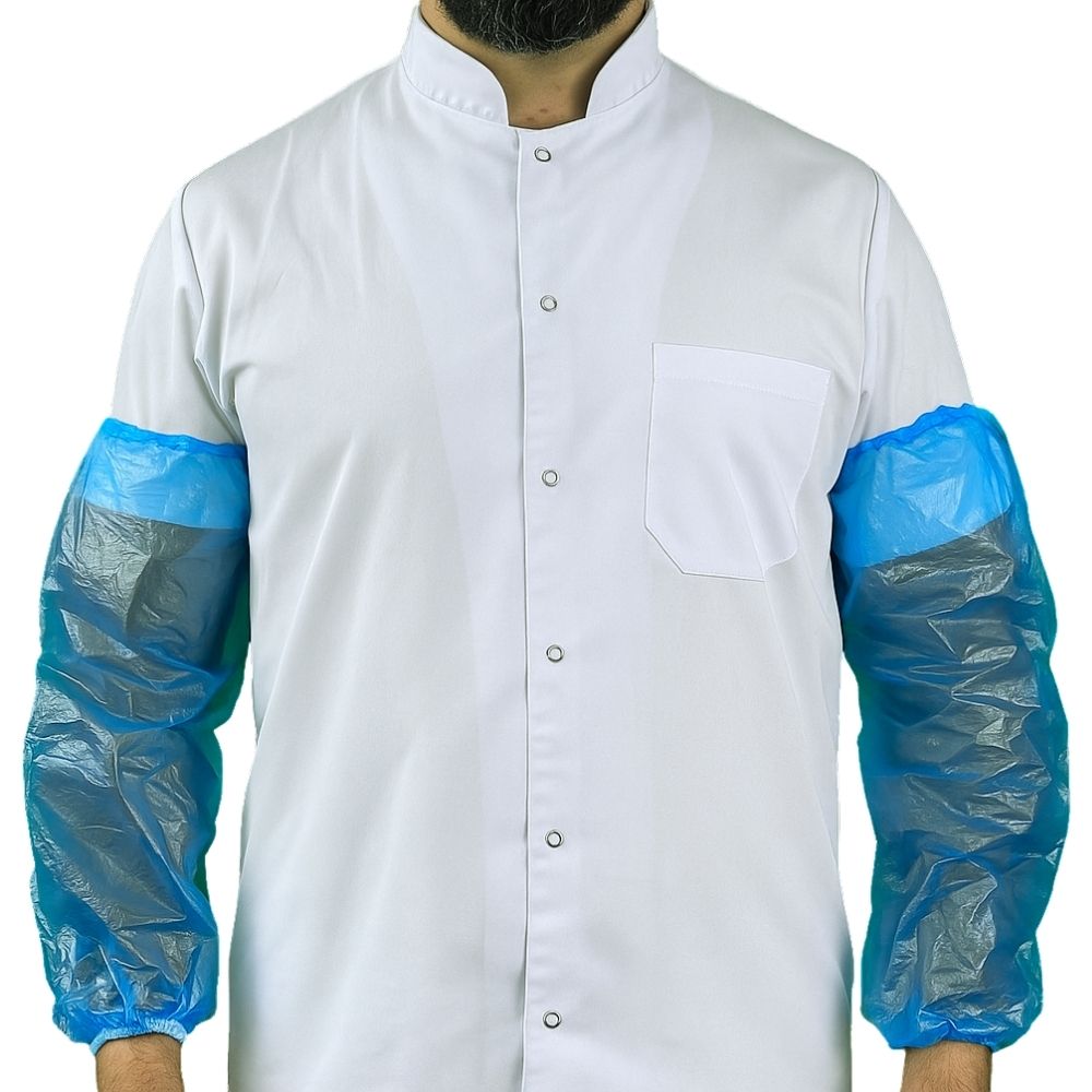 Tek Kullanımlık Naylon Kolluk Mavi 60 cm